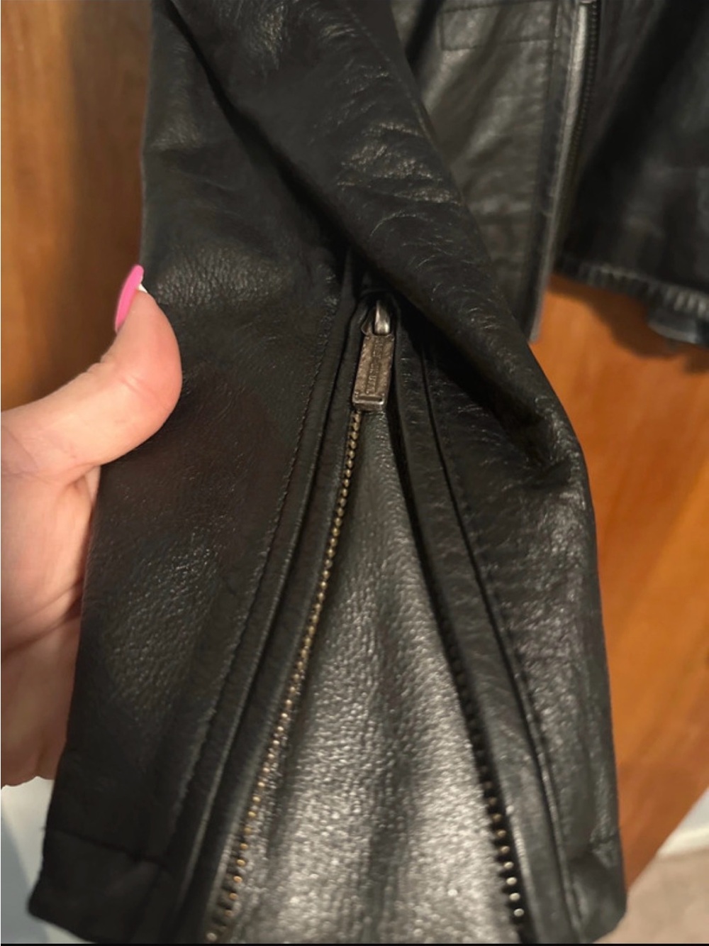 Harley-Davidson Black Women’s Leather Biker Jacket - Picture 4 of 11